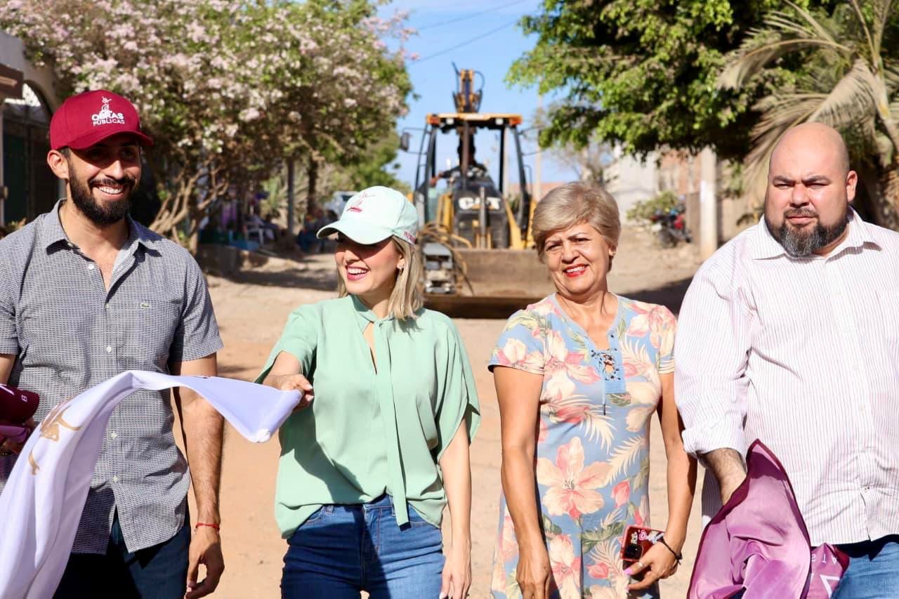 Inicia pavimentación y rehabilitación de sistema sanitario en Valles del Ejido, Mazatlán