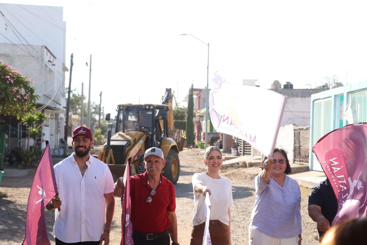 Inicia pavimentación y rehabilitación sanitaria en colonia El Progreso, en Mazatlán