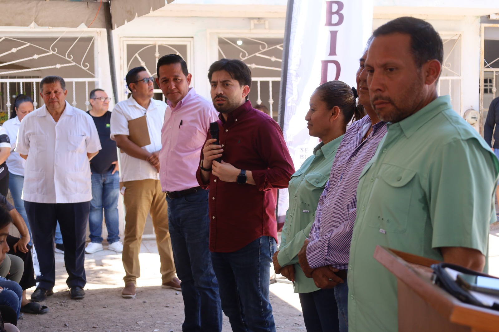 Autoridades dan inicio a obras de rehabilitación de drenaje en Villa Juárez, Navolato