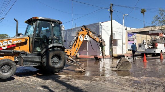 Japac anuncia cierre de calles y falta de suministro de agua por reparación en el centro de Culiacán, este lunes