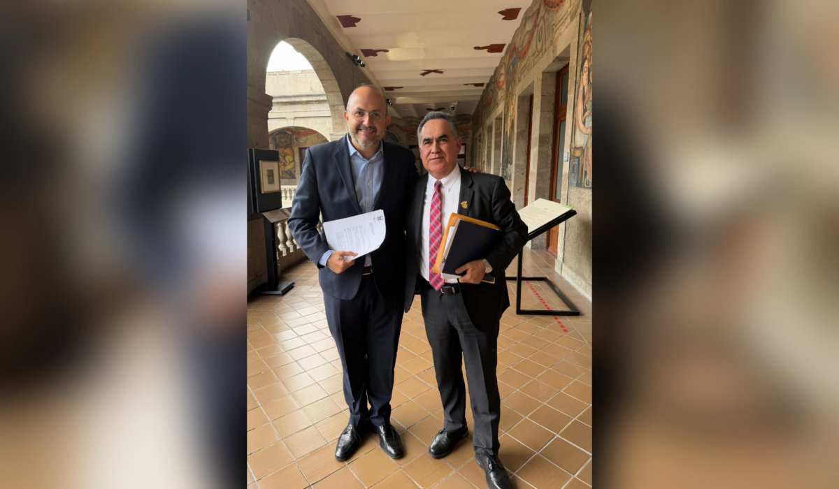 Jesús Madueña Molina en gestiones en CDMX