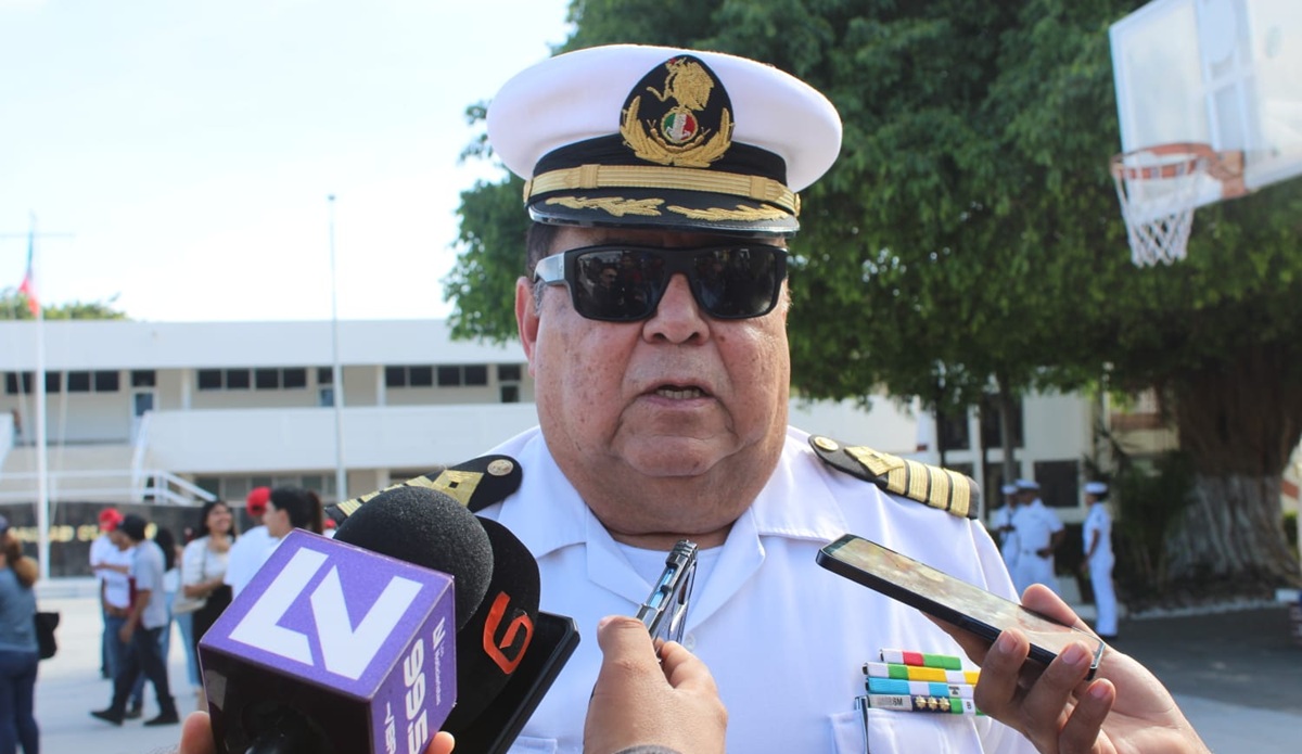 Jorge Pérez Arias, subdirector de la Escuela Naútica Mercante de Mazatlán