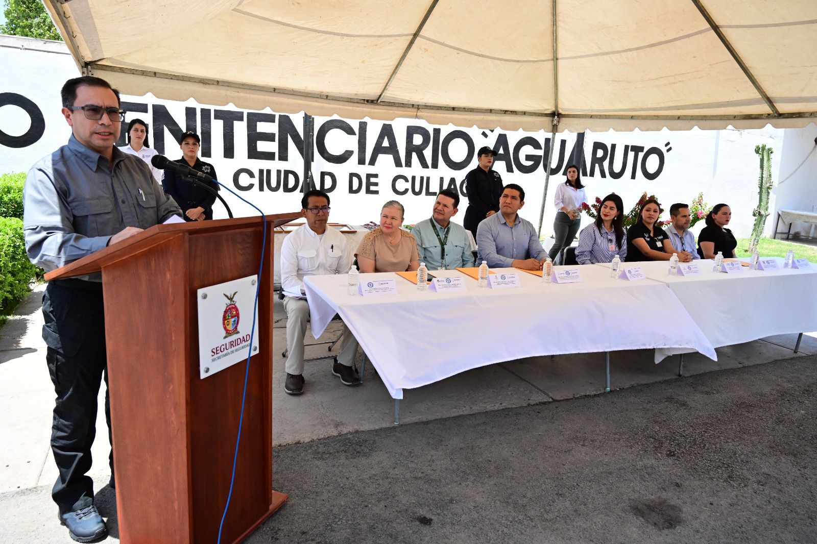 Jornada de atención médica en el penal de Aguaruto, Culiacán