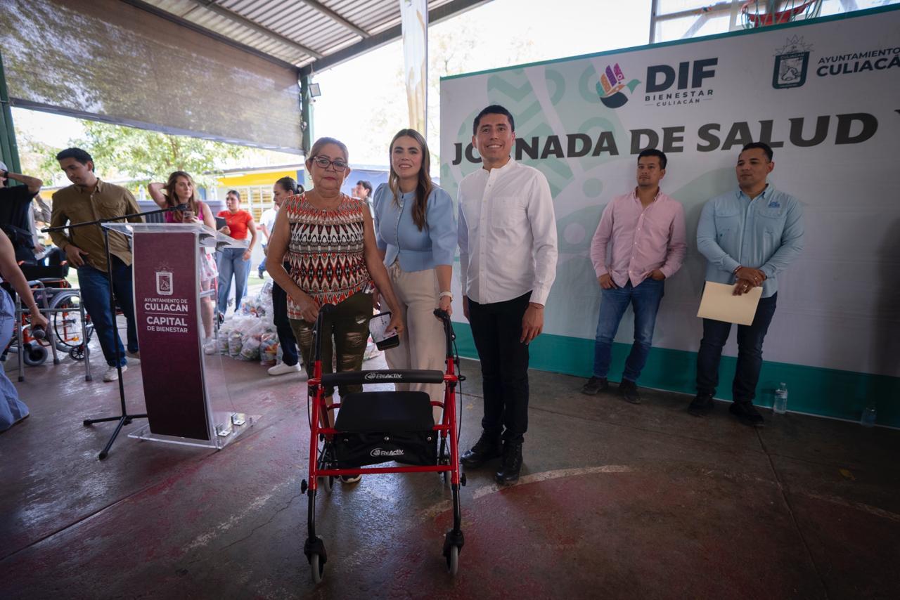 Jornada de Salud y Servicios en Los Huertos, en Culiacán