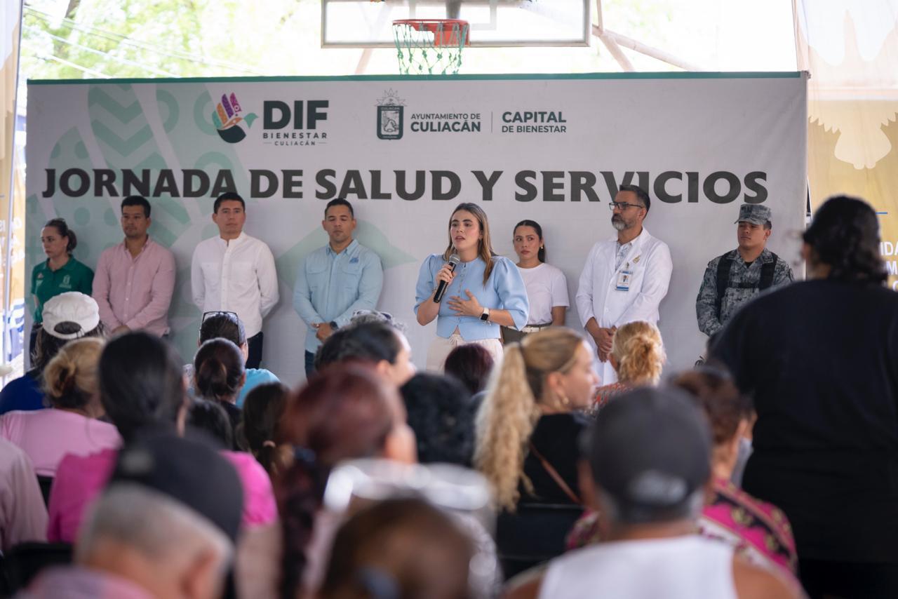 Jornada de Salud y Servicios en Los Huertos, en Culiacán