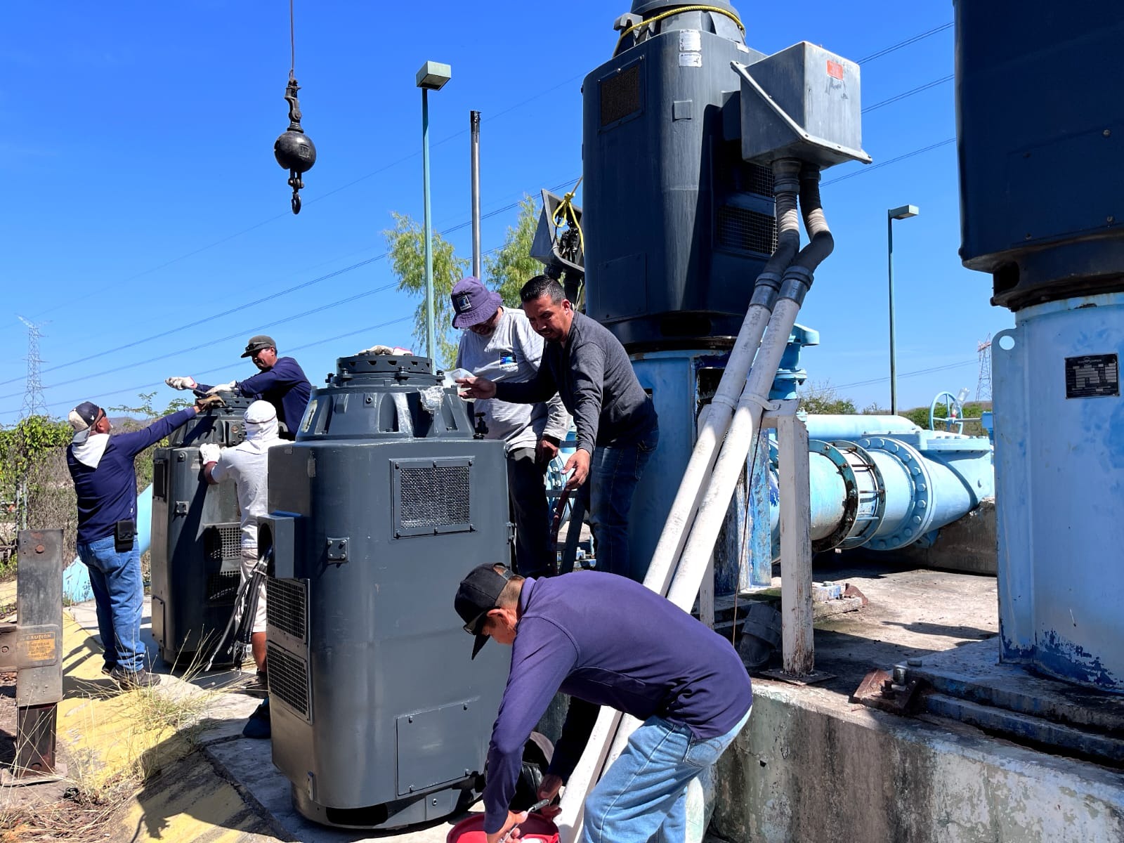 Jumapam brinda mantenimiento a planta potabilizadora Los Horcones