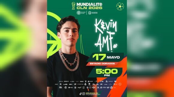 Ya no será Xavi; anuncian a Kevin AMF para la inauguración del Mundialito Culiacán 2026