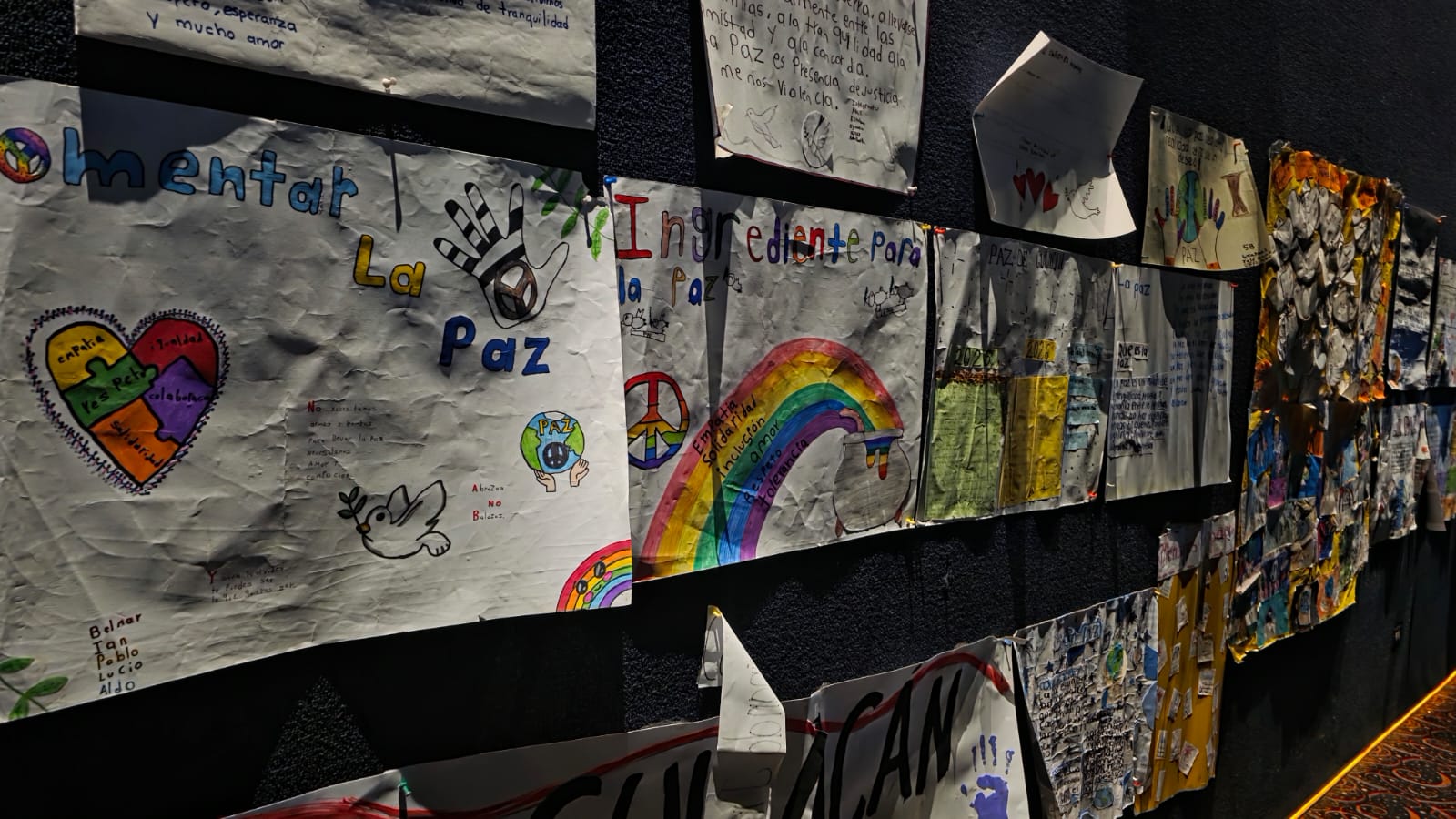 Niños durante el programa “Líderes del Futuro: Construyendo Paz” en Culiacán