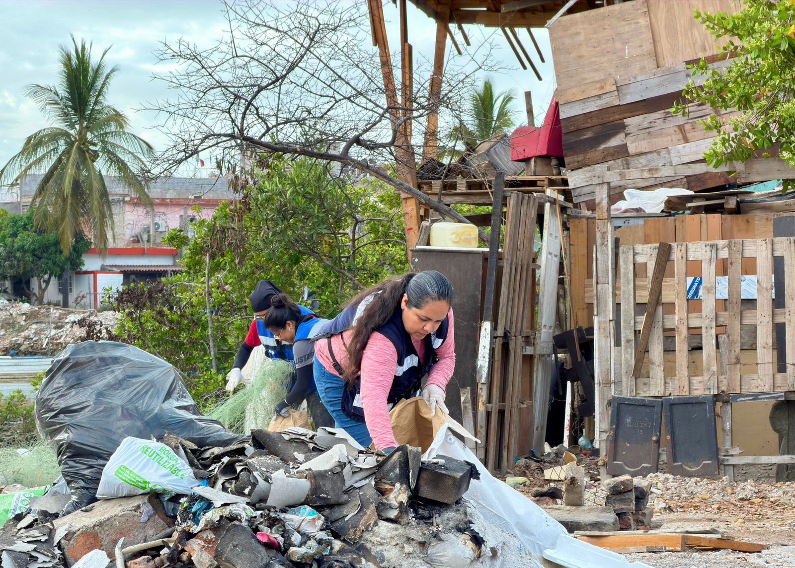 Jornada de limpieza en el Estero Estero del Infiernillo, Mazatlán