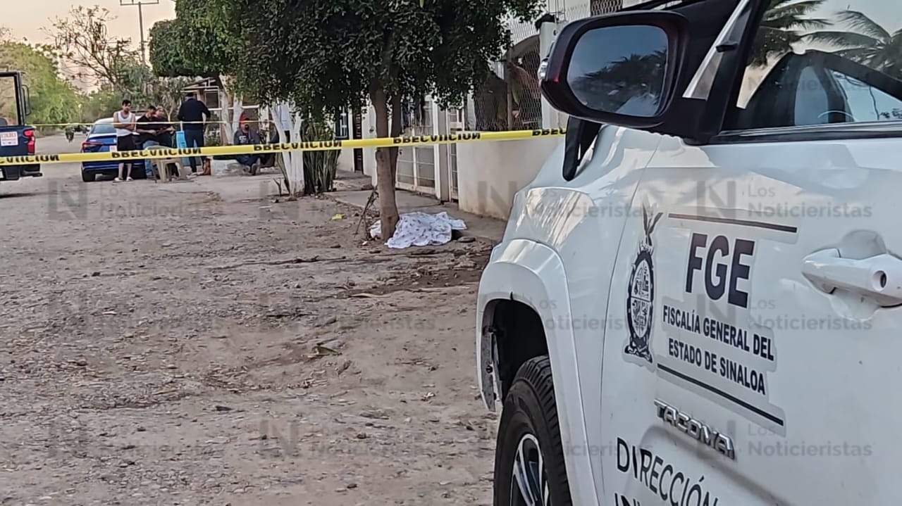 Asesinan a balazos a hombre en Convención de Aguascalientes, en Navolato