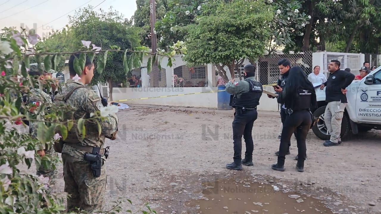 Asesinan a balazos a hombre en Convención de Aguascalientes, en Navolato