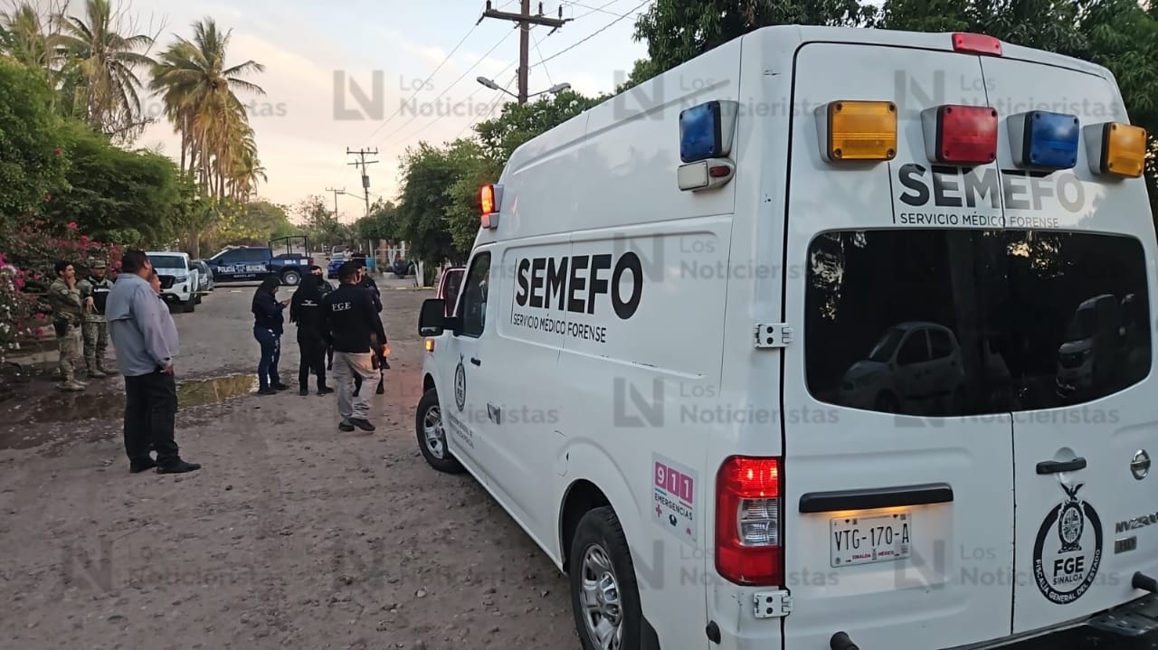 Asesinan a balazos a hombre en Convención de Aguascalientes, en Navolato