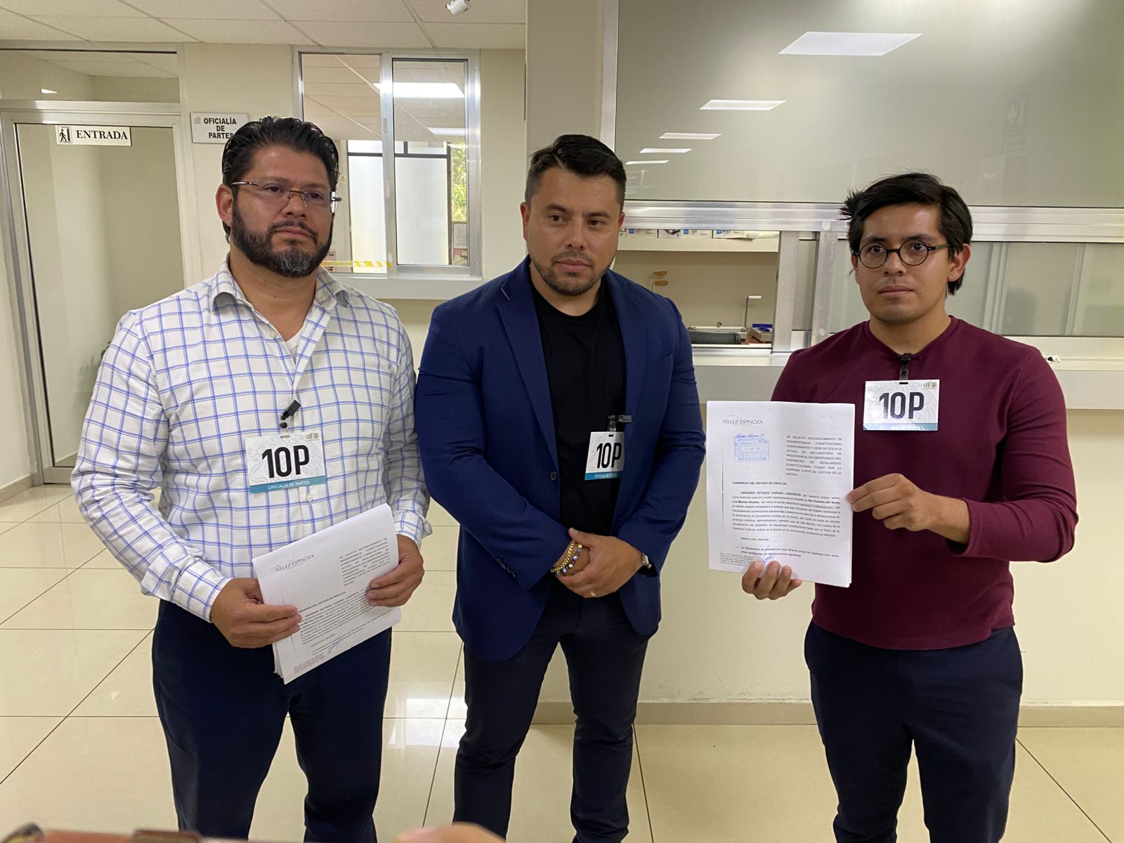 Luis Antonio Sánchez y abogados de Gerardo Vargas Landeros