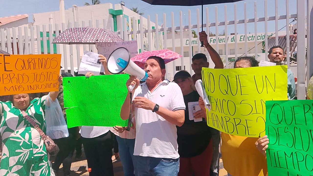 Manifestaciones contra la CFE continúan en Guasave