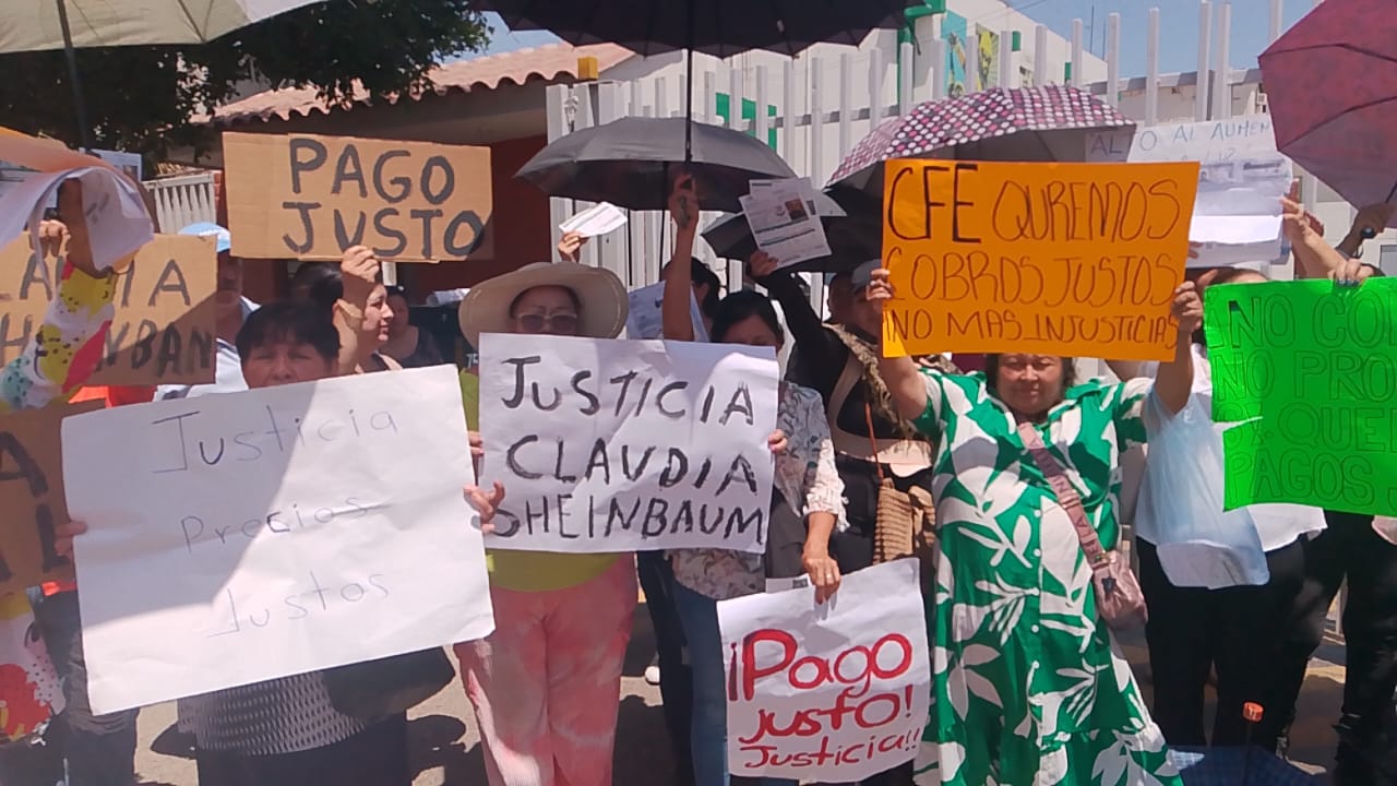 Manifestaciones contra la CFE continúan en Guasave