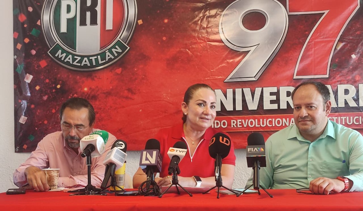 Maribel Chollet, presidenta del PRI en Mazatlán