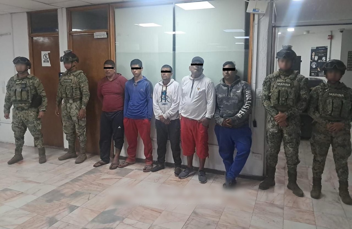 Detención de personas con drogas en Chiapas, por la Marina
