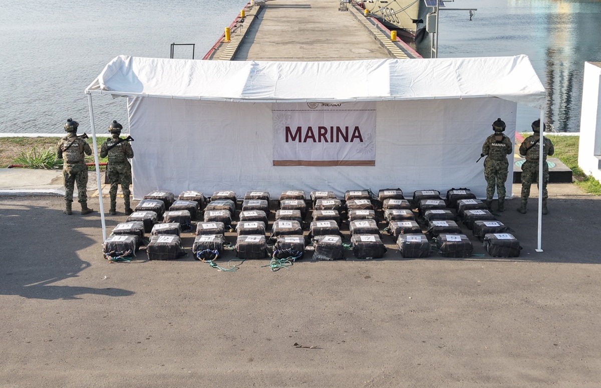 Detención de personas con drogas en Chiapas, por la Marina