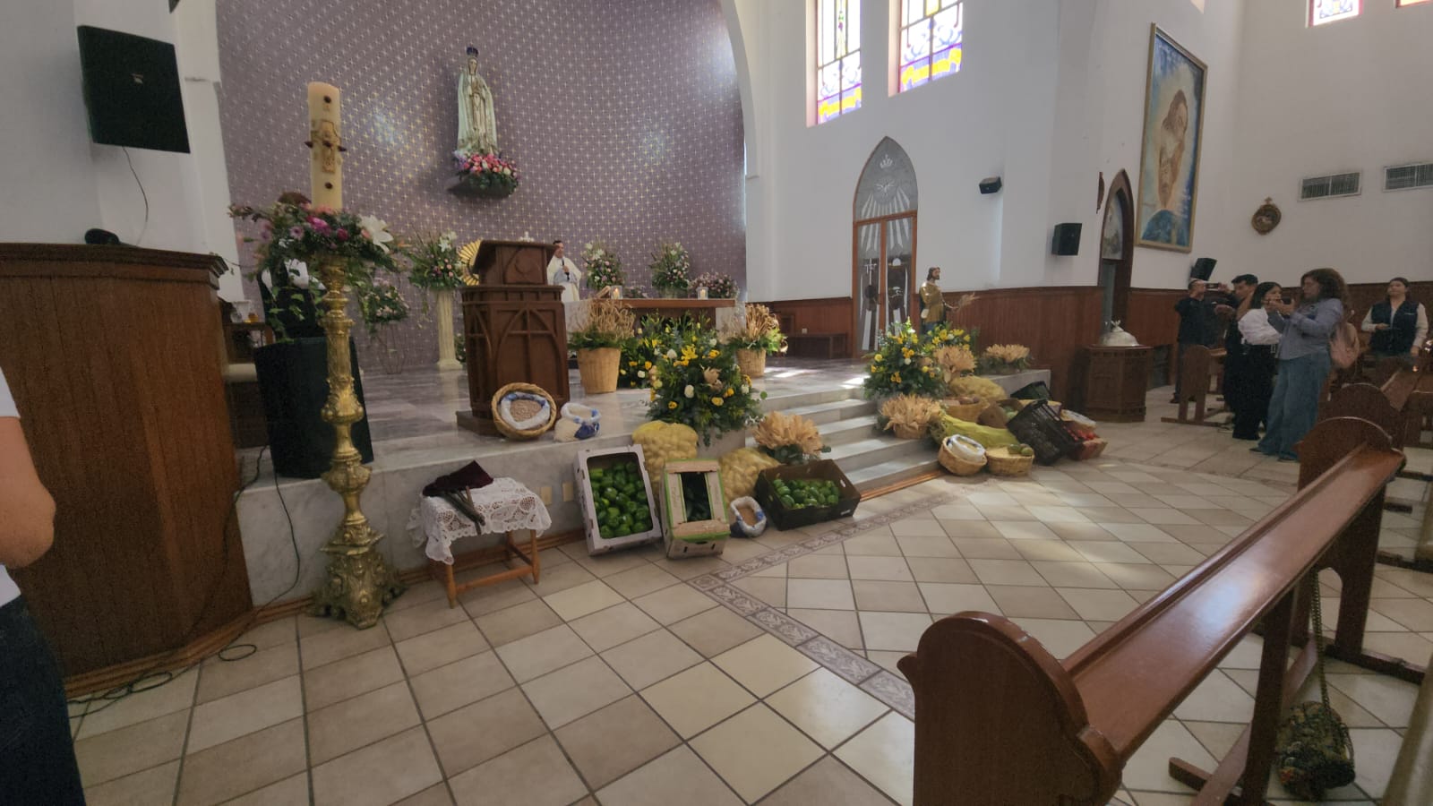 Misa para los agricultores en la Iglesia Fátima de Los Mochis