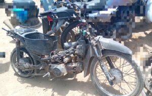 Moto robada asegurada en Mazatlán