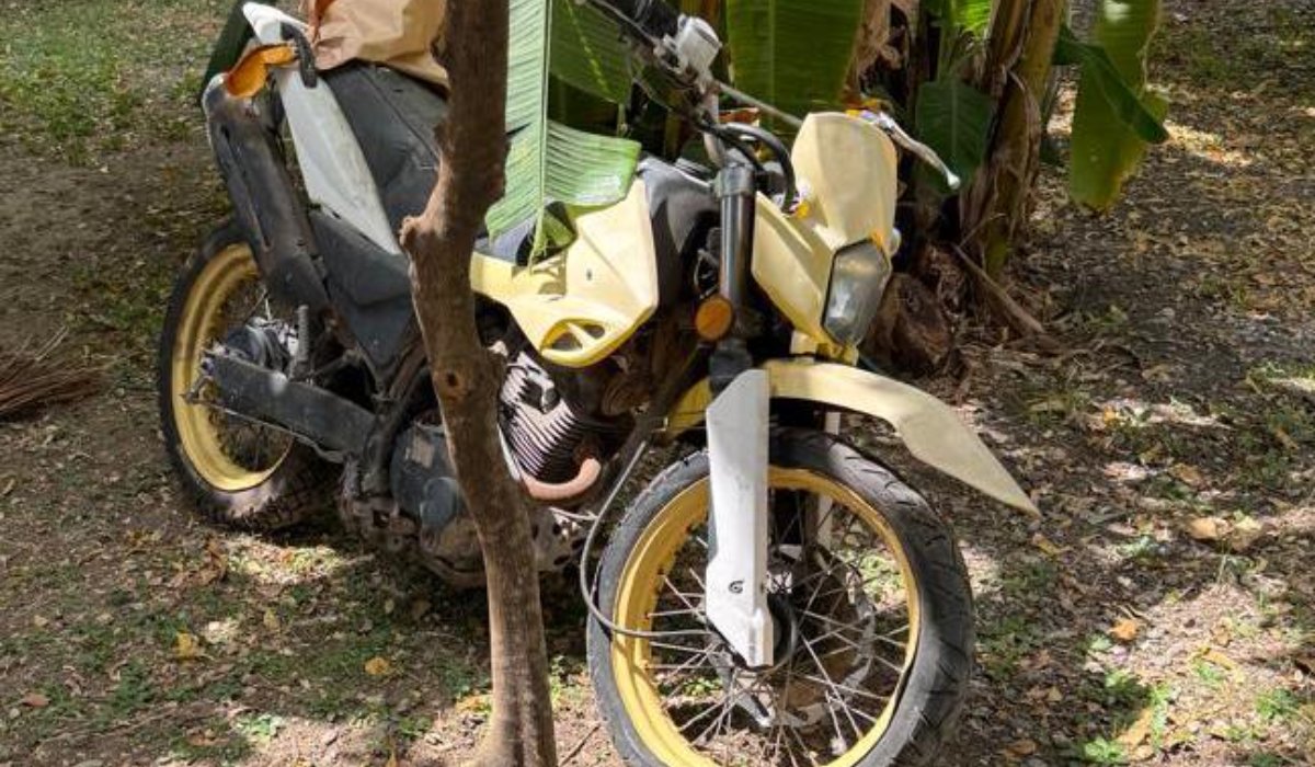 Moto robada asegurada en Mazatlán