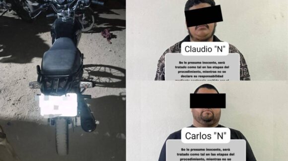 Viajaban sin casco y a toda velocidad; policías descubren que la motocicleta era robada en Mazatlán, Sinaloa
