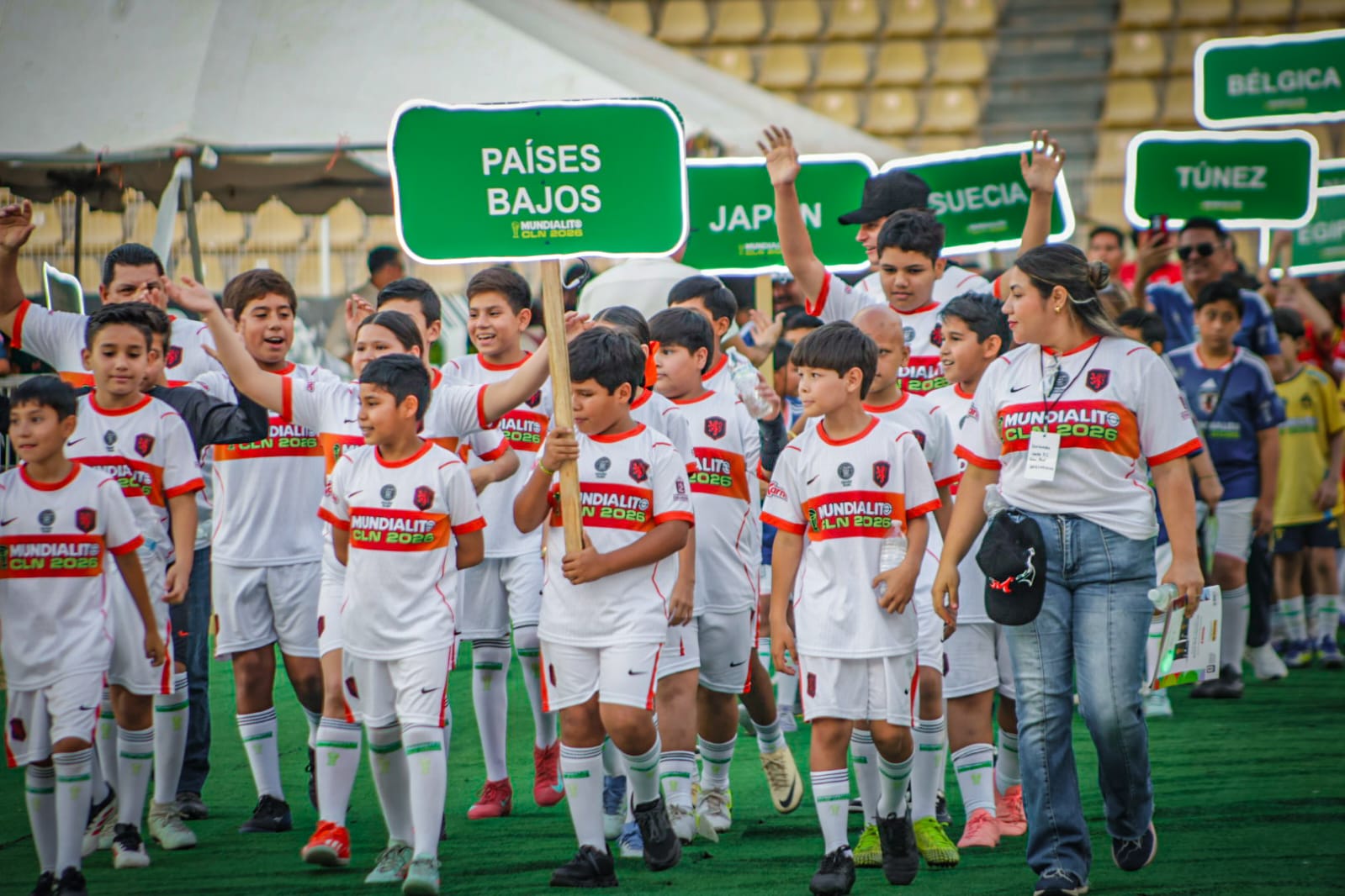 Inauguración del Mundialito en Culiacán