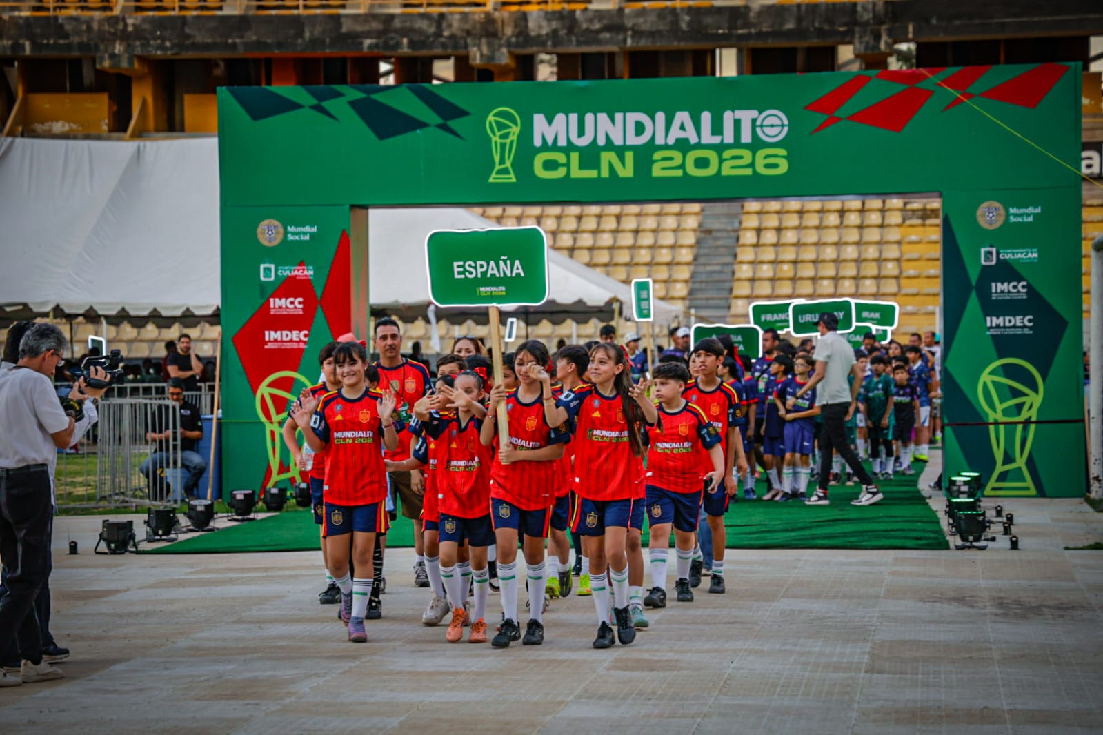 Inauguración del Mundialito en Culiacán