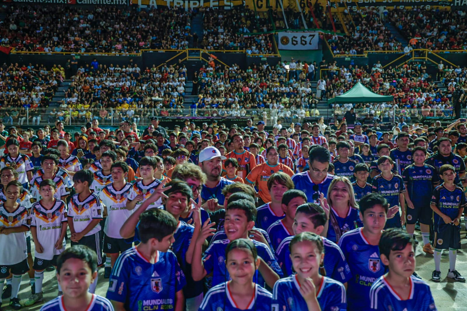 Inauguración del Mundialito en Culiacán