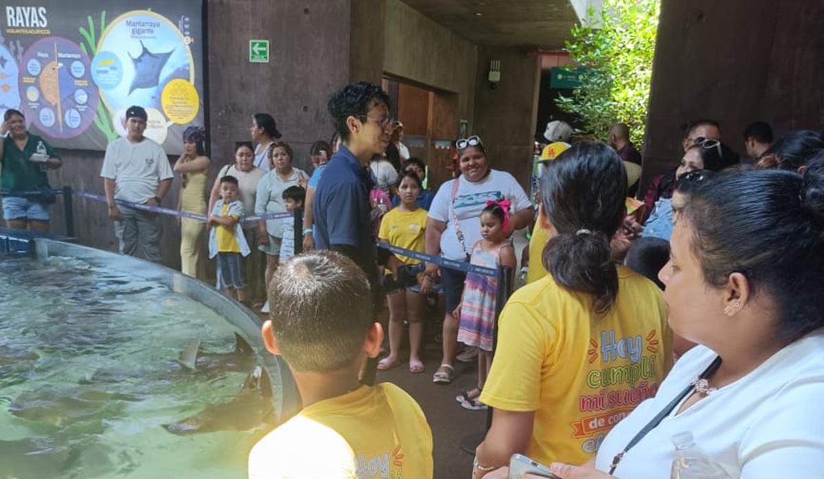 Niños de Durango y Torreón conocen el Gran Acuario Mazatlán
