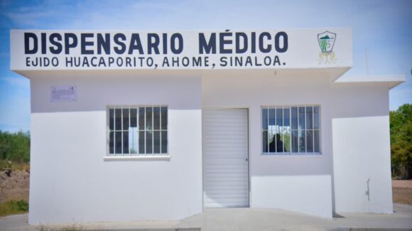 Ya tienen nuevo dispensario médico en Huacaporito; el alcalde de Ahome acudió a inaugurarlo