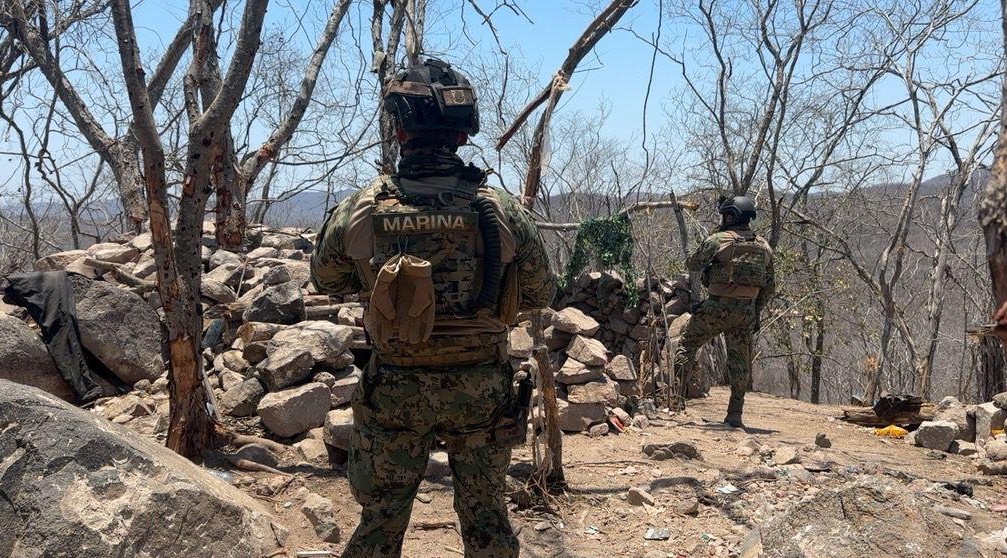 Objetos ilícitos asegurados en el sur de Sinaloa