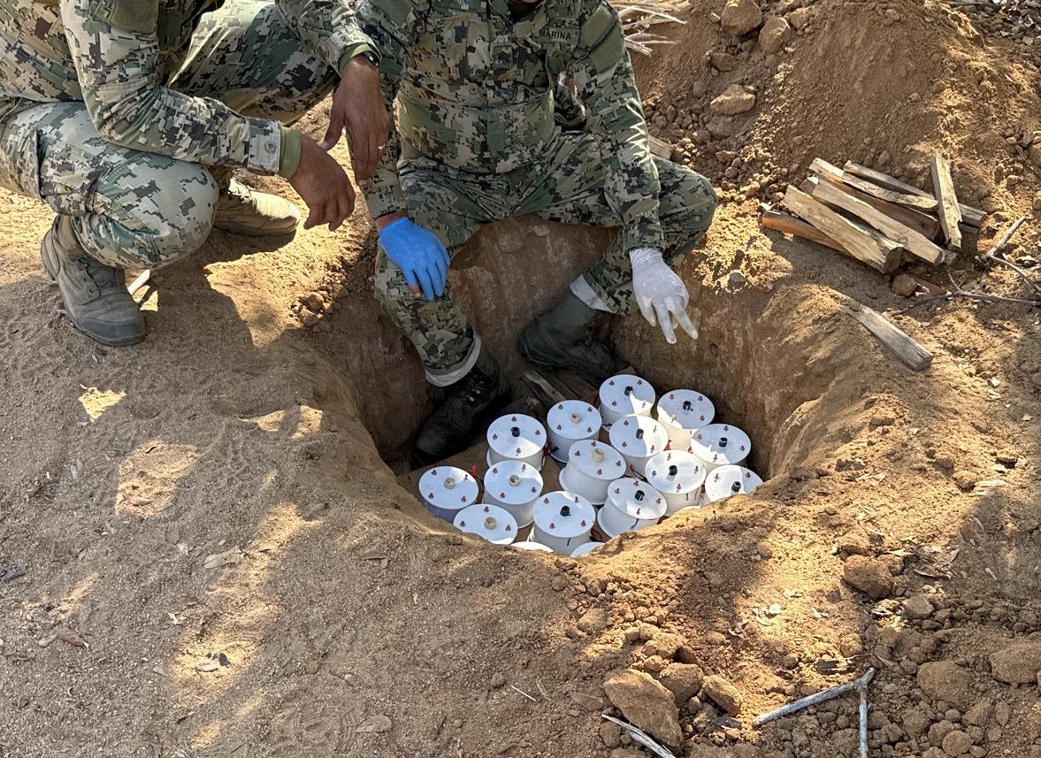 Objetos ilícitos asegurados en el sur de Sinaloa