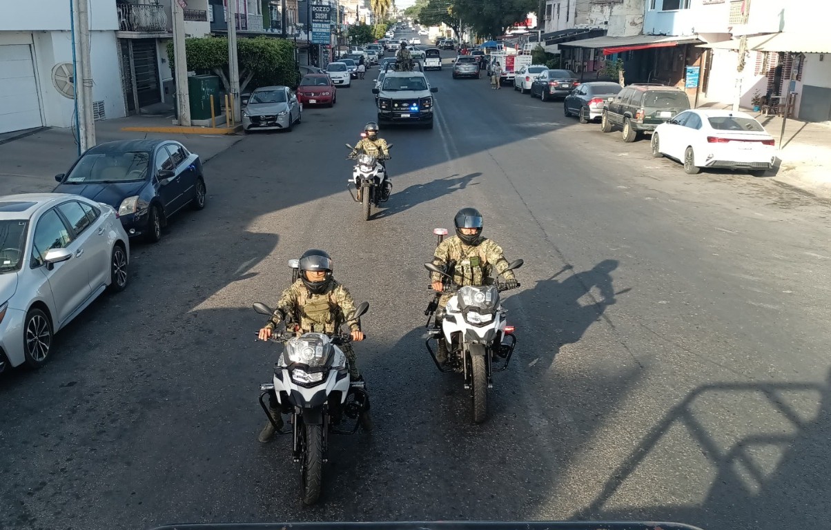 Operativo de la Marina en Mazatlán
