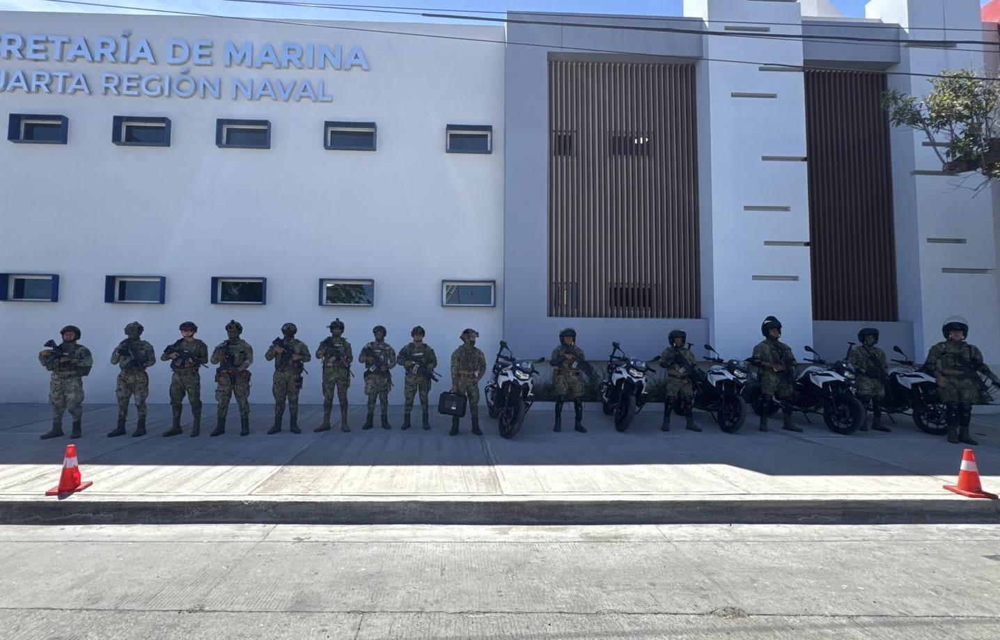 Operativo de la Marina en Mazatlán