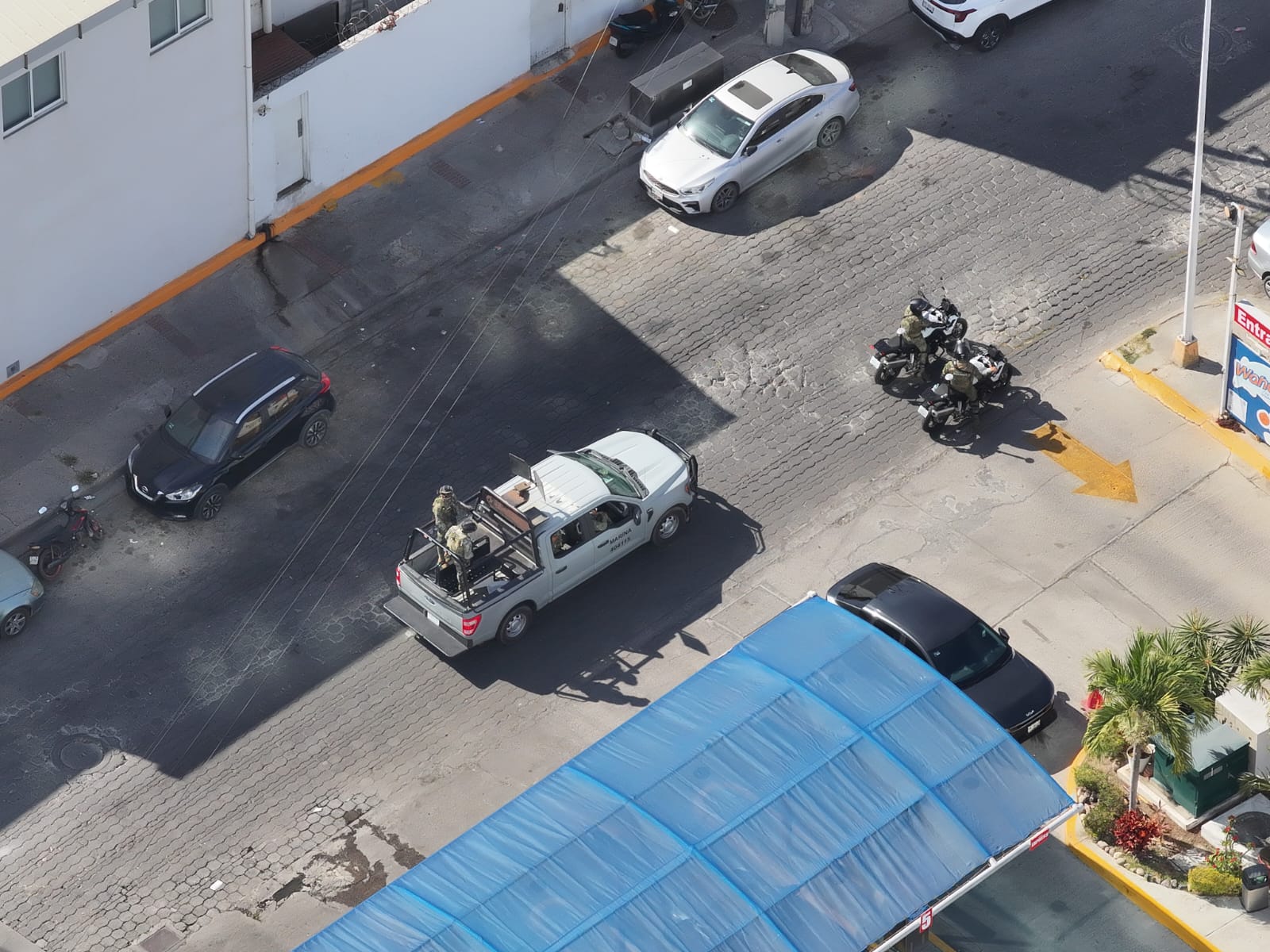 Operativo de la Marina en Mazatlán
