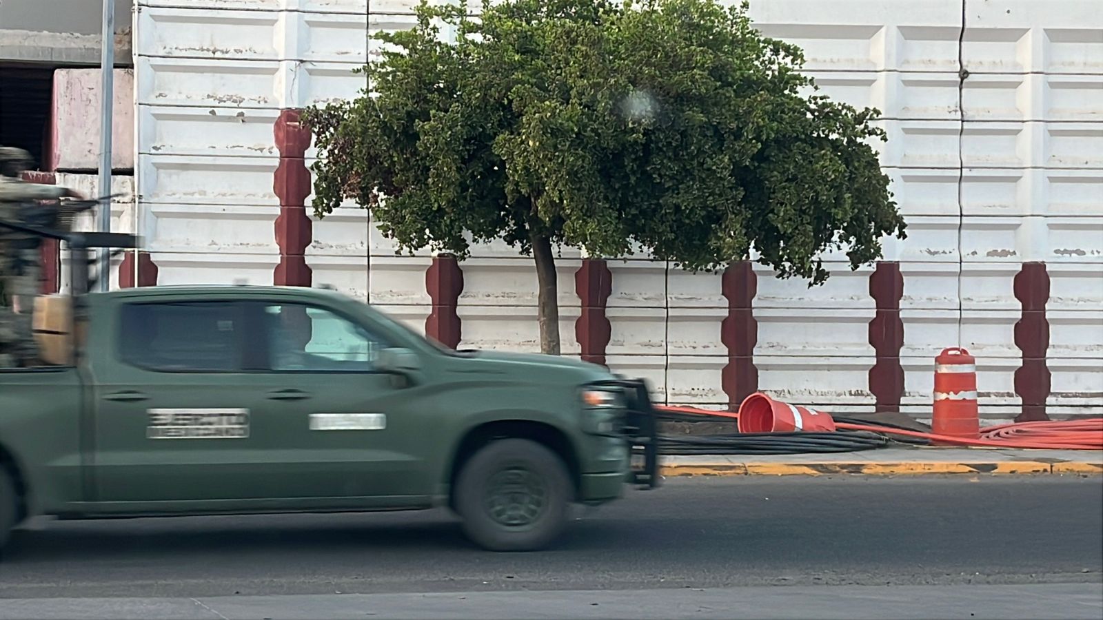 Operativo de Ejército y Guardia Nacional en Guasave