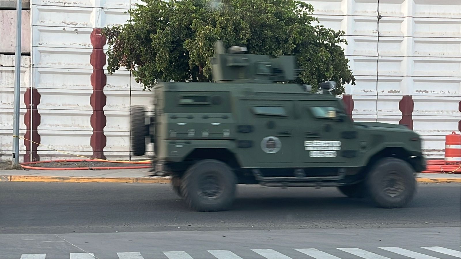 Operativo de Ejército y Guardia Nacional en Guasave