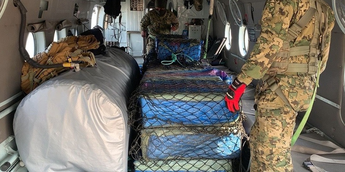 Operativo en Guerrero. Bultos de cocaína