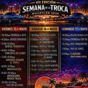 Semana de la Troca 2026 en Mazatlán