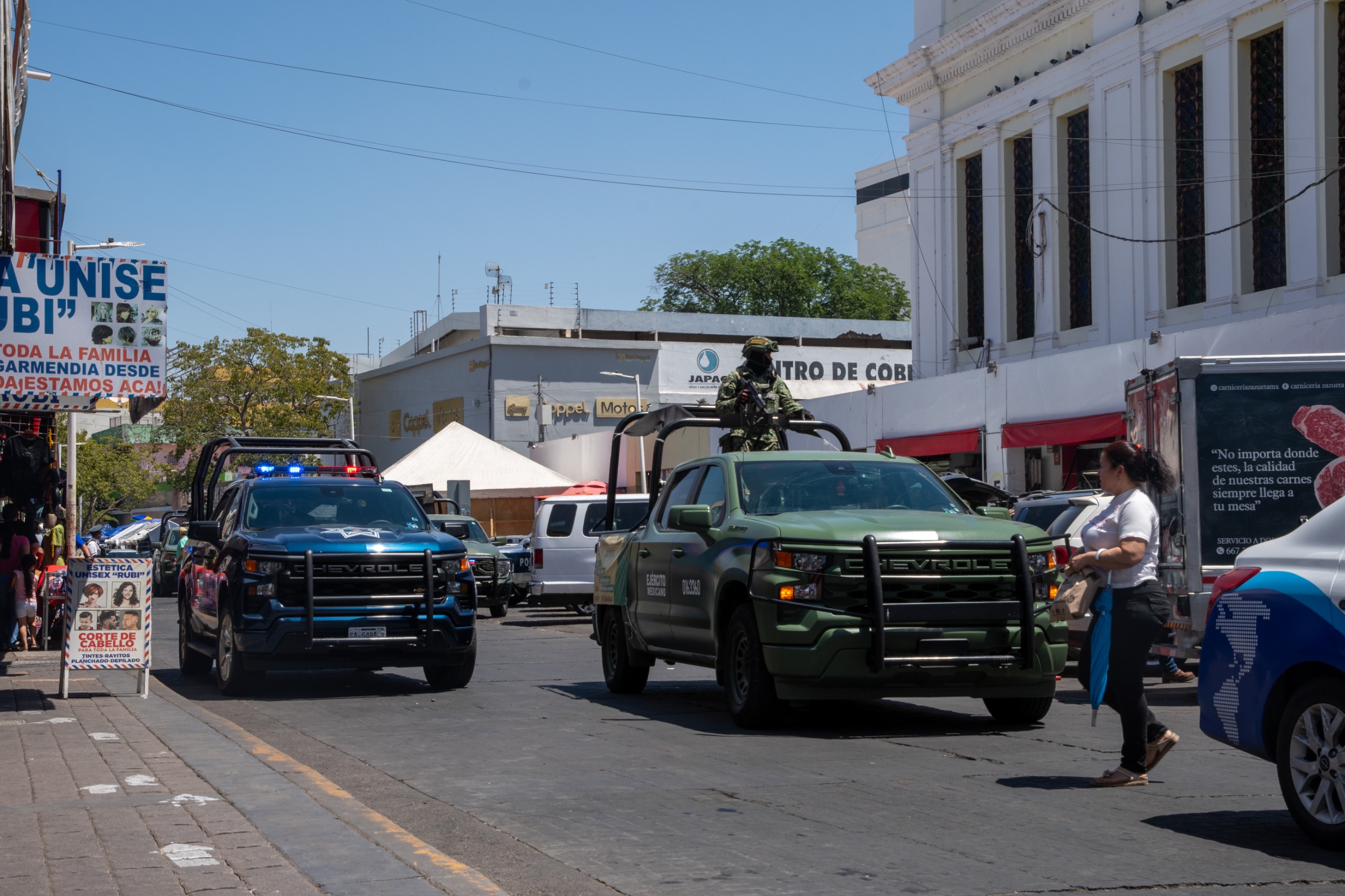 La Secretaría de Seguridad Pública refuerza trabajos de vigilancia y prevención en Culiacán durante este Día de las Madres