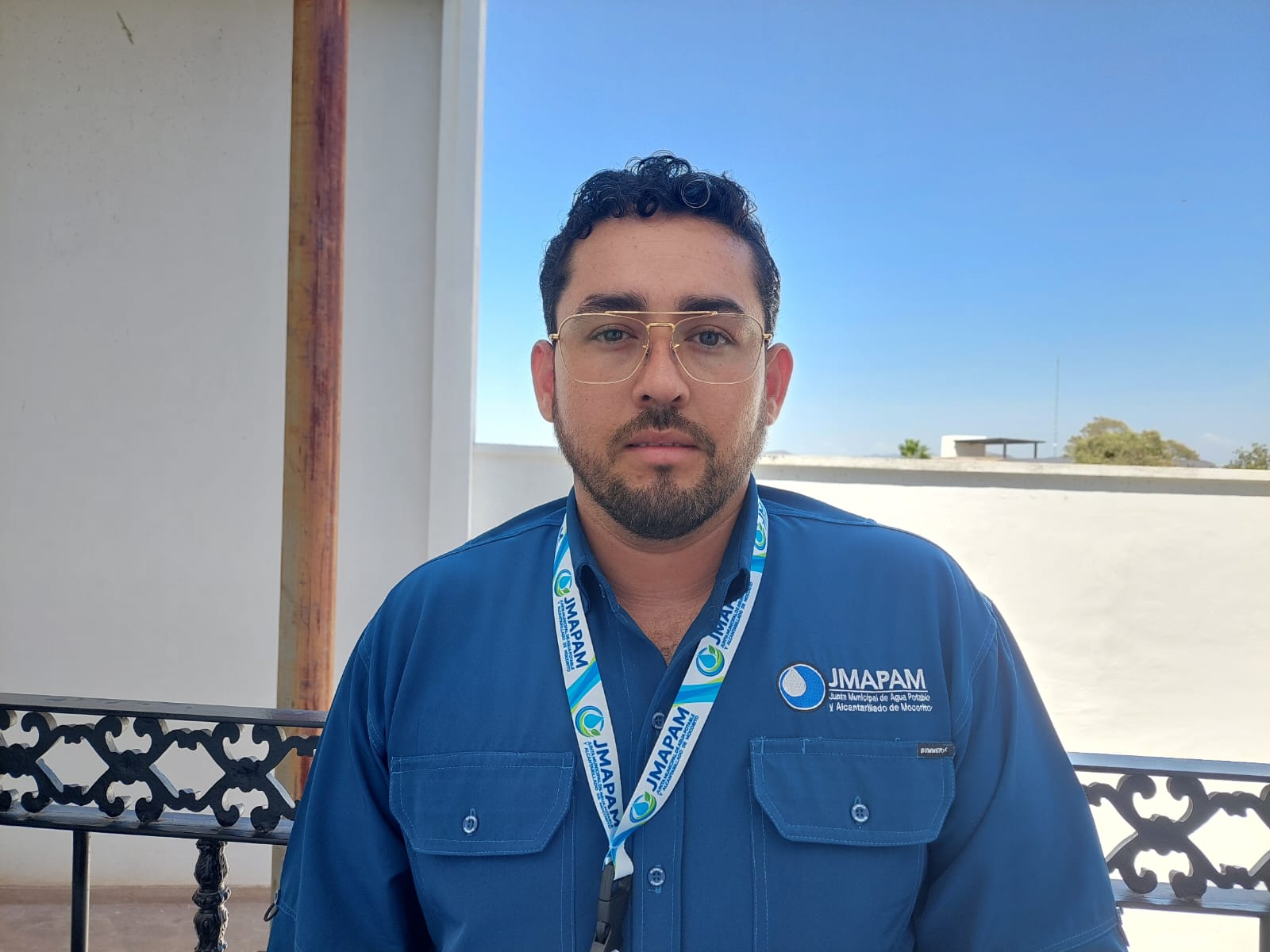 Óscar Duarte, gerente de la Jmpam en Mocorito