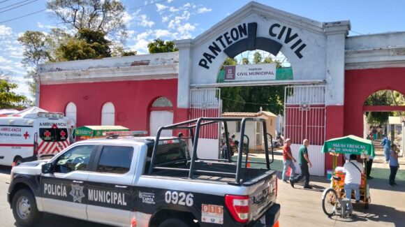 Más de 39 mil personas acuden a panteones por el Día de las Madres en Culiacán; se registra saldo blanco: SSPyTM