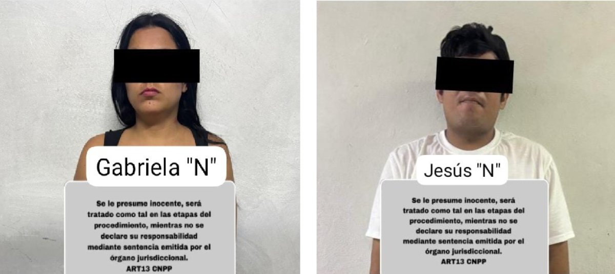 pareja detenida por el delito de robo