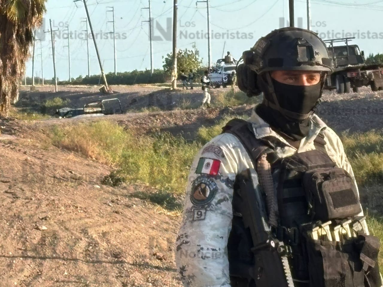 Persecución a balazos entre militares y delincuentes en Villa Juárez, Navolato