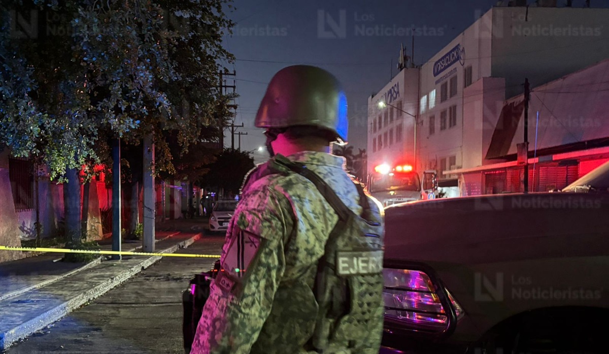 Ejército resguarda el lugar de los hechos