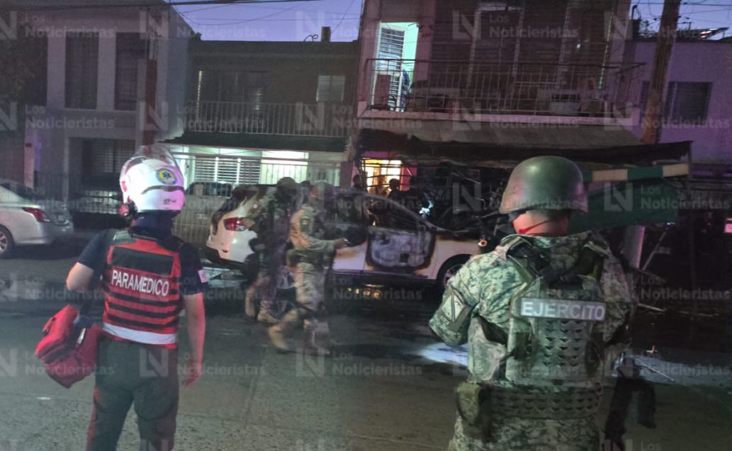 Ejército resguarda el lugar de los hechos