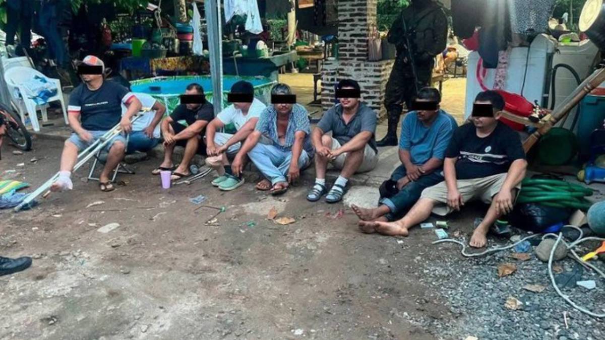 Personas detenidas en el desmatelamiento del laboratorio en guatemala