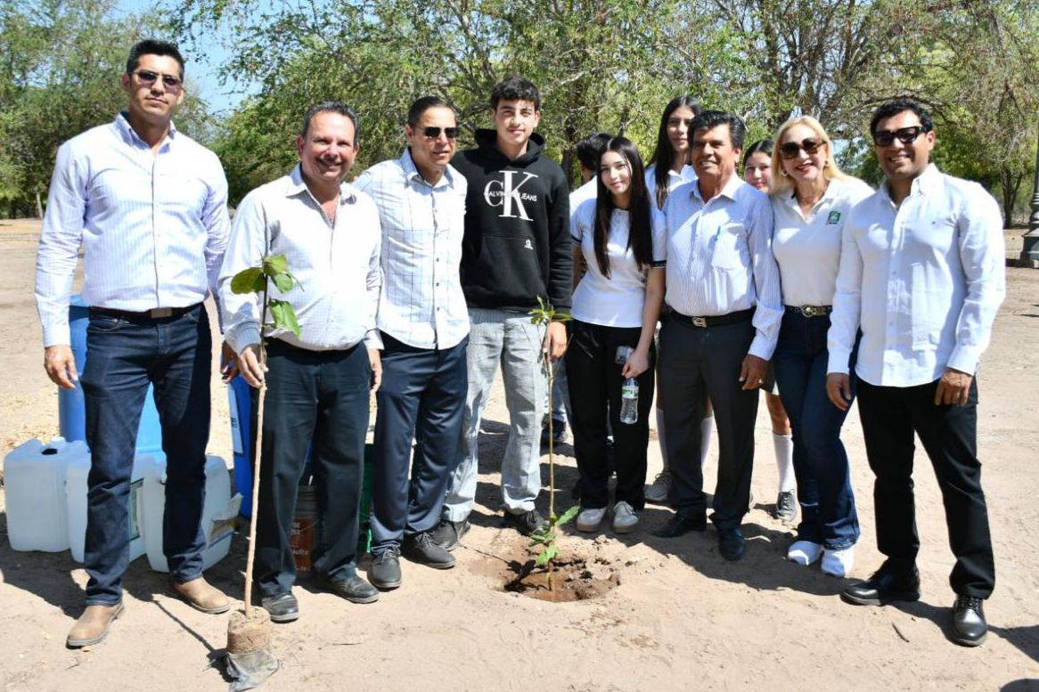 Plantación de árboles en Mocorito