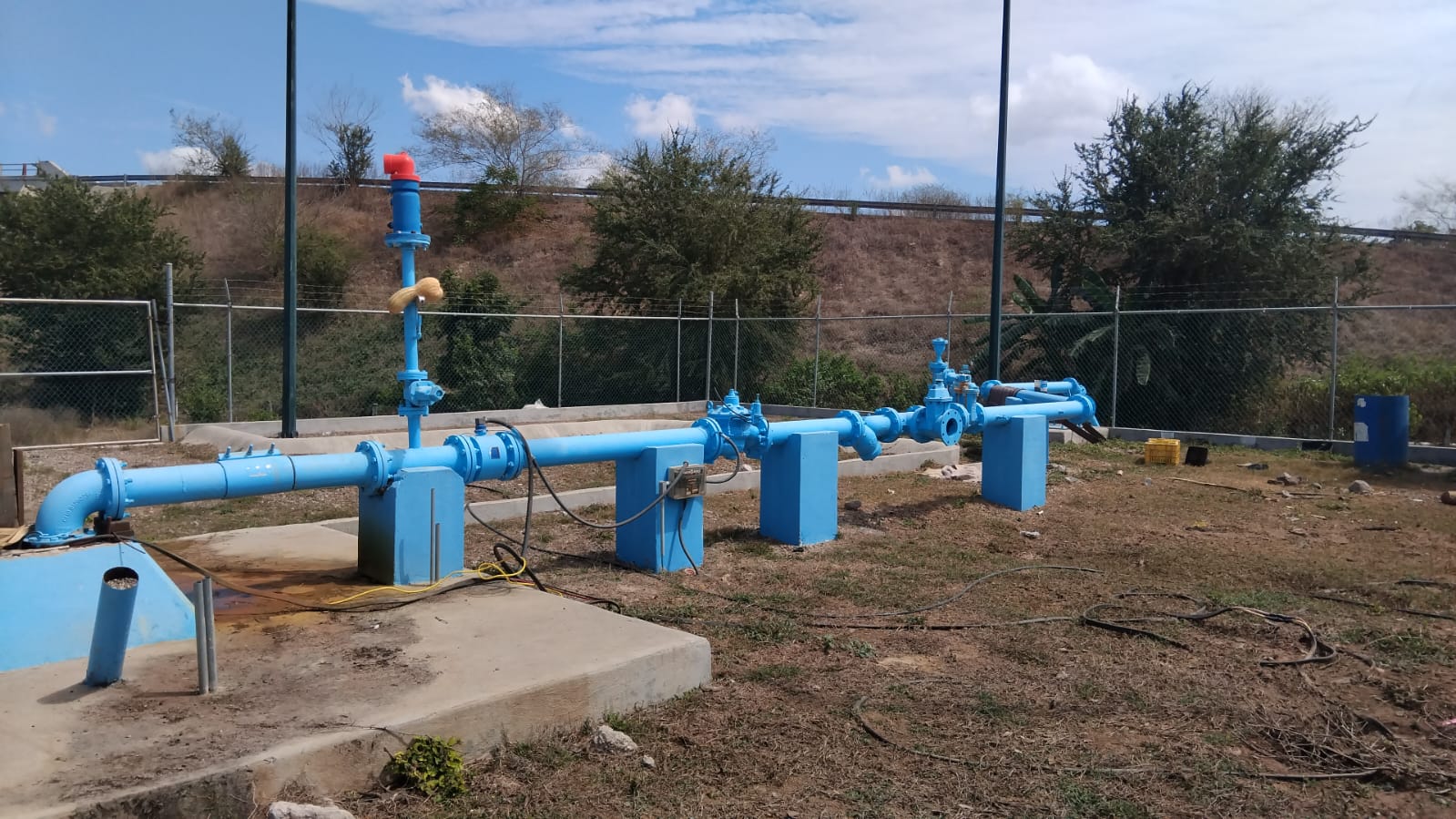 Mantenimiento en el Pozo 22-D de Jumapam en Villa Unión